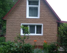 Фасадные панели Стоун Хаус Сланец пример работ 2 фото